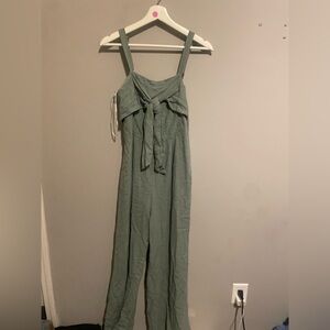 Allie Rose | linen‎ blend Jumpsuit M